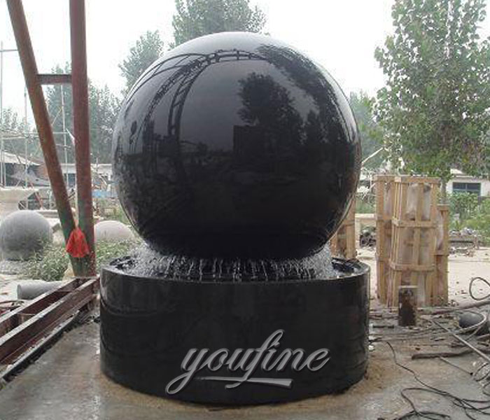 Buying granite stone rotating ball water fountains outdoor for sale