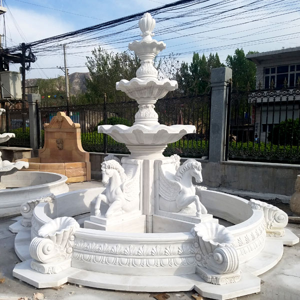 marble horse fountain4