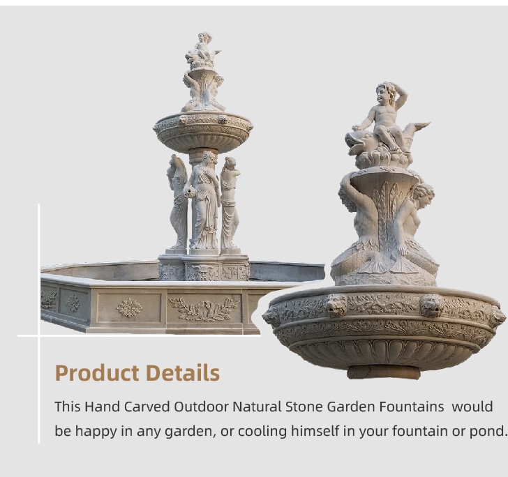 Hand-Carved-Outdoor-Natural-Stone-Garden-Fountains 2