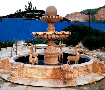 feng shui water fountain outside front door, water fountain in house, feng shui water fountain placement outside, Garden Water Fountains,