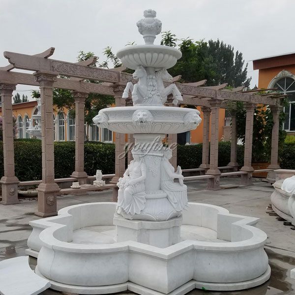 Marble Animal and Character Sculpture Decorative Fountain