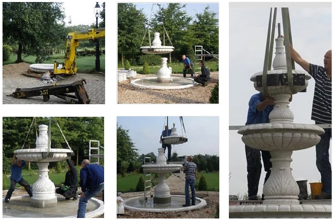 Fountain installation process (1)