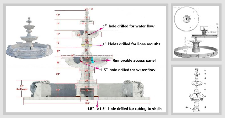 Fountain installation process (2)