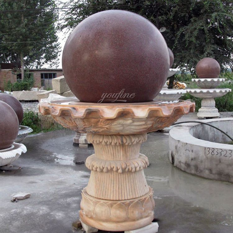 Online Marble Fountain Stone Rolling Ball Fountain for Sale MOKK-88