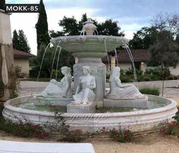 Front Yard Tiered Water Marble Fountain