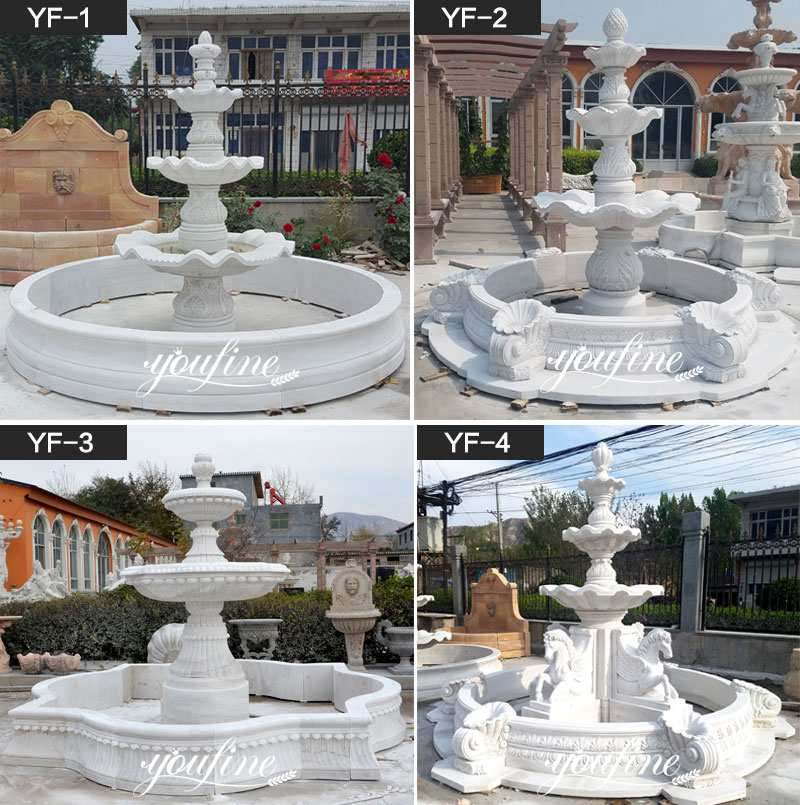 Small Cheap White Marble Fountain for Garden More Designs
