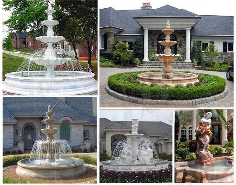 3 Tiered Mable Water Fountain for Home Garden Wholesale