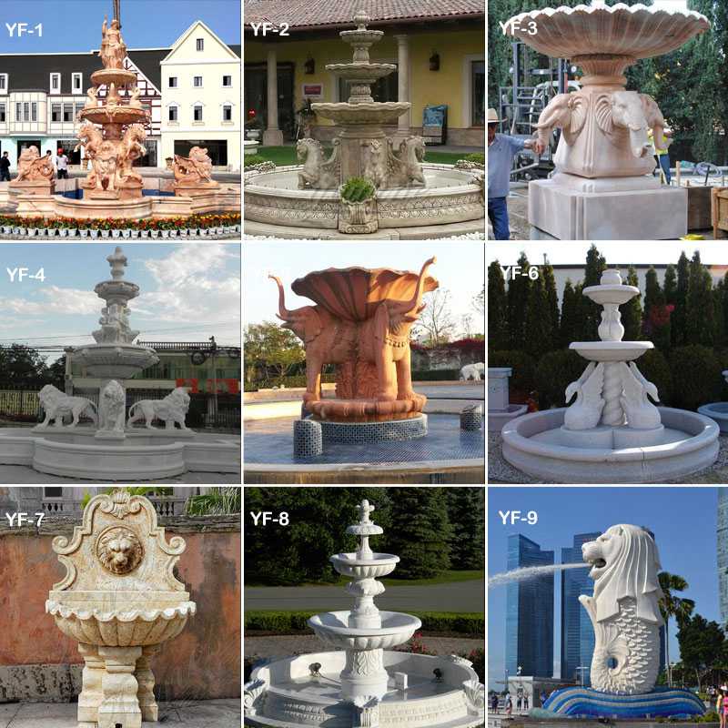 Large Outdoor Marble Fountain with Lady Statue for Sale Other Designs 