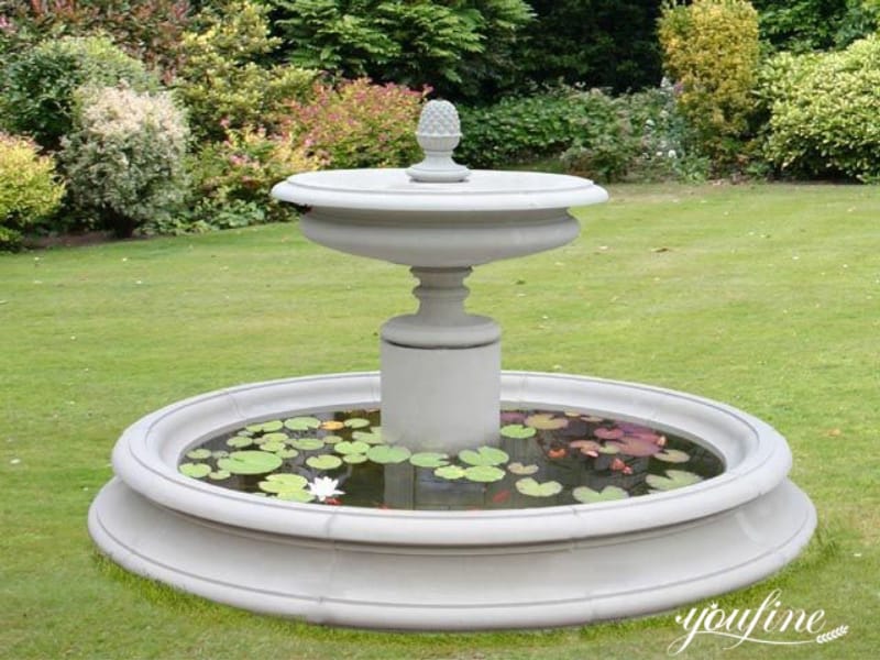 garden marble fountain