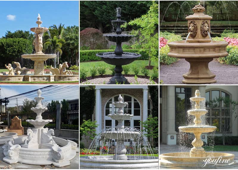 marble outdoor fountains for sale