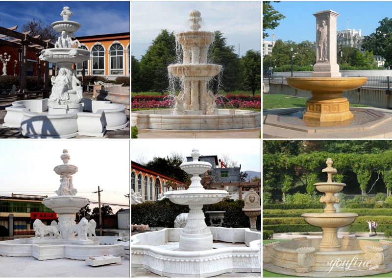 marble water fountains