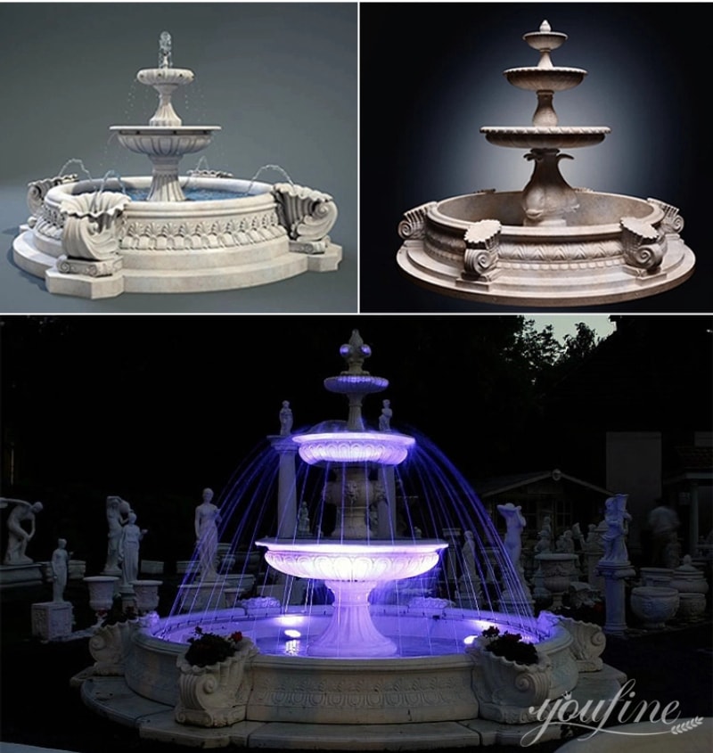 Garden marble fountain (1)