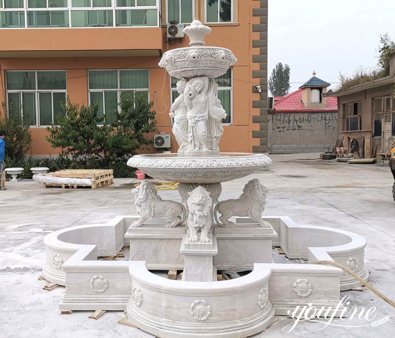 marble outdoor fountain
