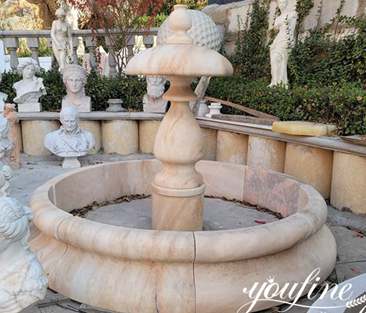 Mushroom Art Small Marble Fountain Design Manufacturer MOKK-958