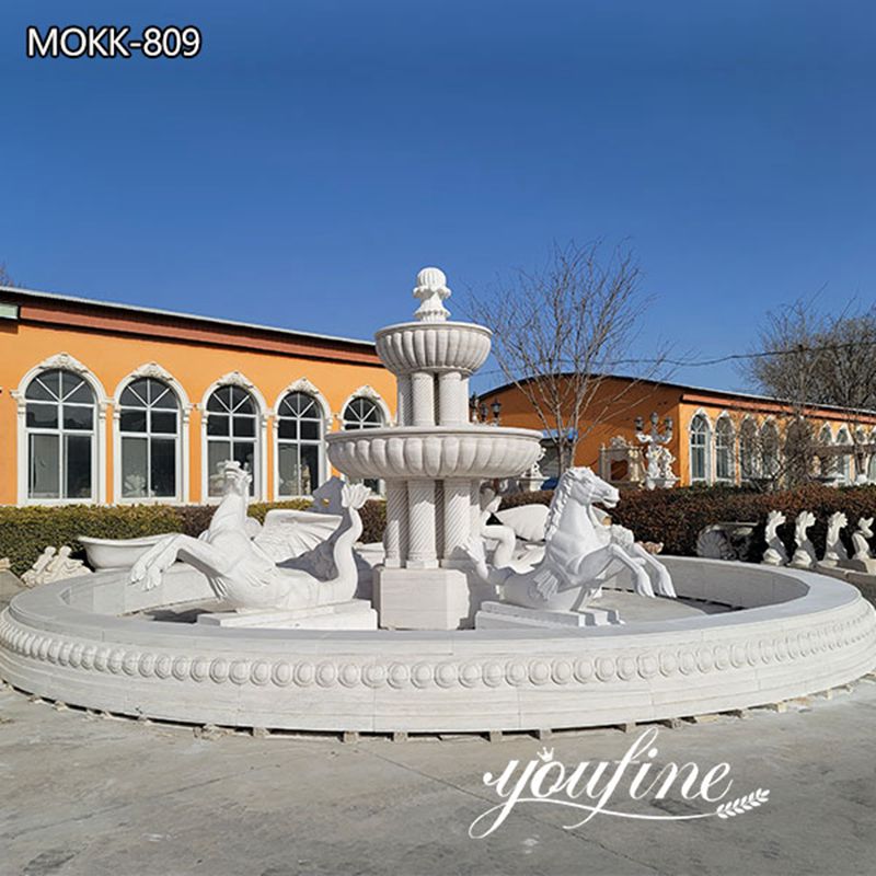 Large Outdoor Fountains with Pool- YouFine Sculpture