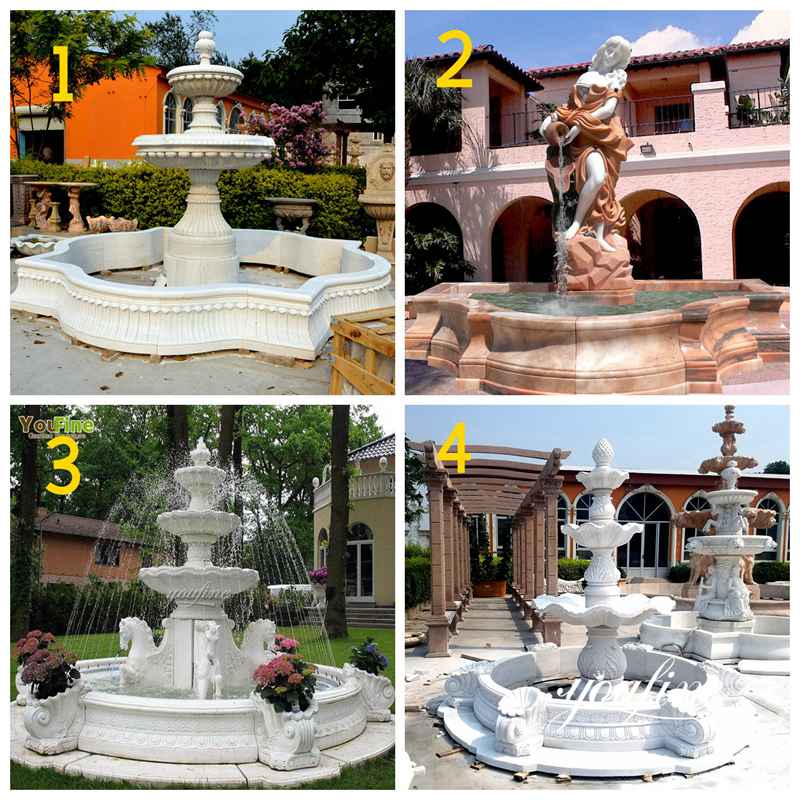 large outdoor water fountains -YouFine Sculpture