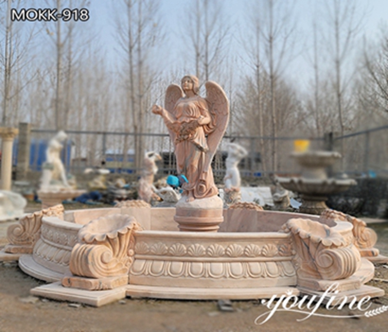 Natural Marble Garden Angle Water Fountain for Sale MOKK-918