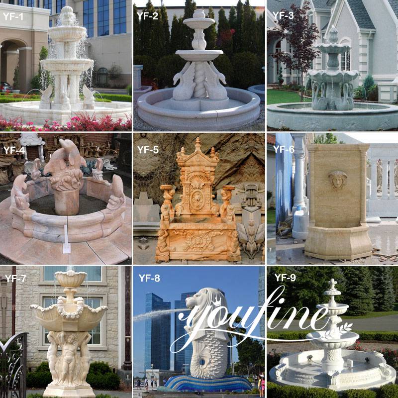 3-tier water fountain -YouFine Sculpture