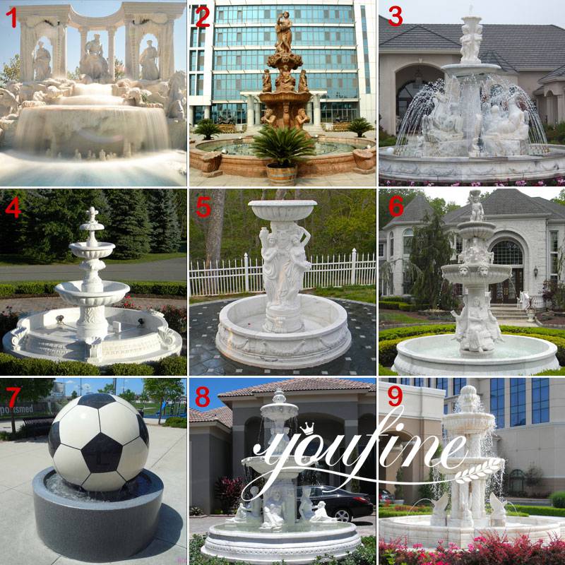 3-tier water fountain -YouFine Sculpture