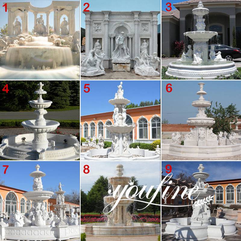 3-tier water fountain for sale -YouFine Sculpture