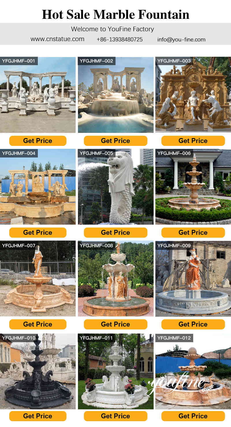 hot sale marble wall fountain-YouFine Sculpture