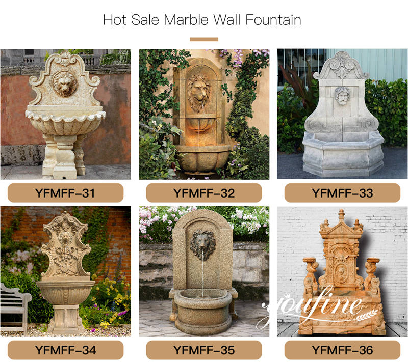 marble wall fountain -YouFine Sculpture