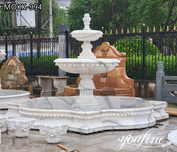 Exquisite Marble Water Fountain Garden Decor Supplier MOKK-994