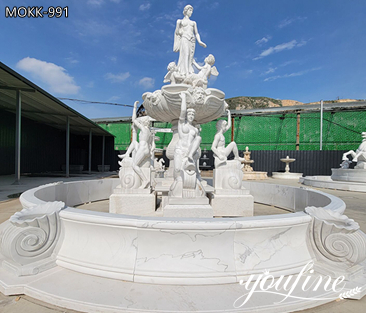 Luxury Marble Statuary Water Fountain Outdoor Decor Supplier MOKK-991