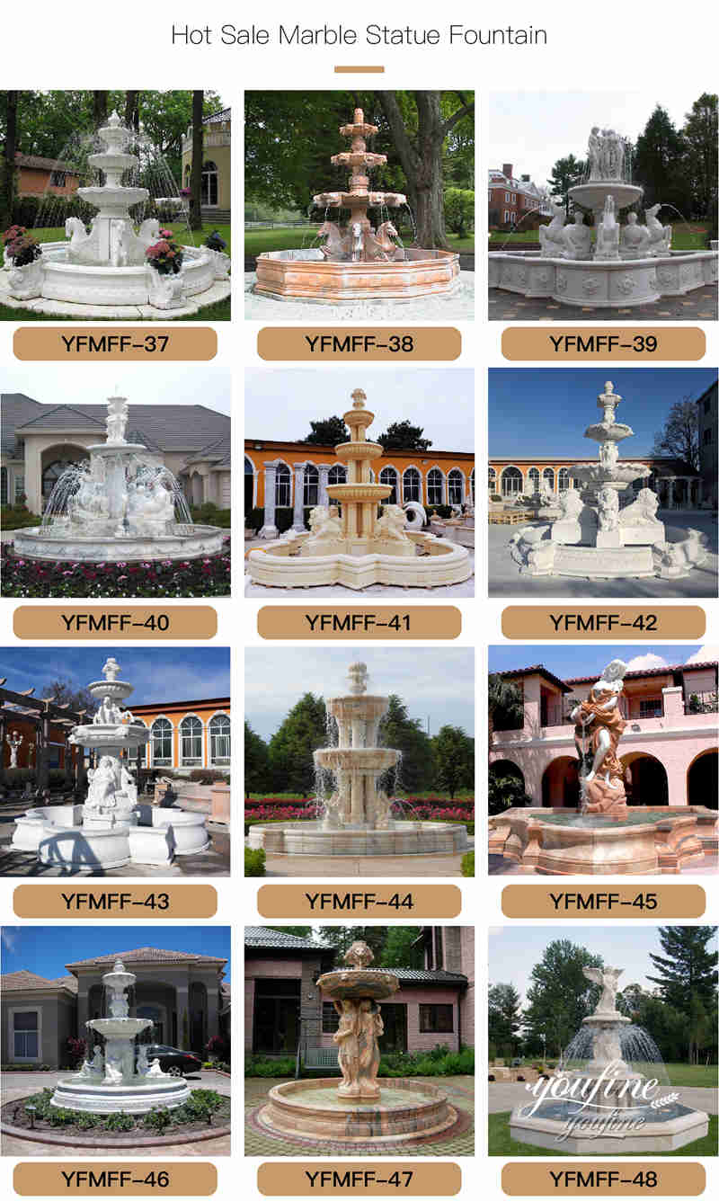 garden marble fountain -YouFine Sculpture