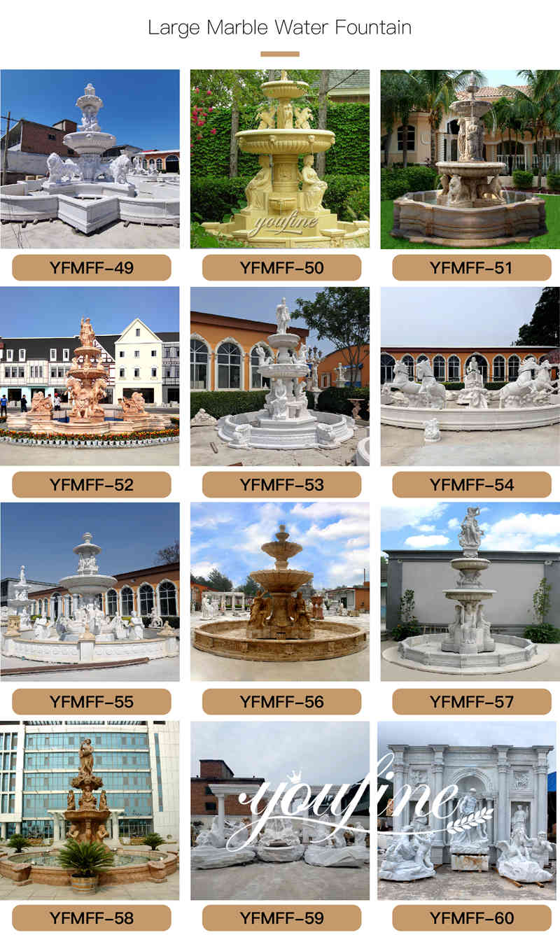 luxury water fountain -YouFine Sculpture
