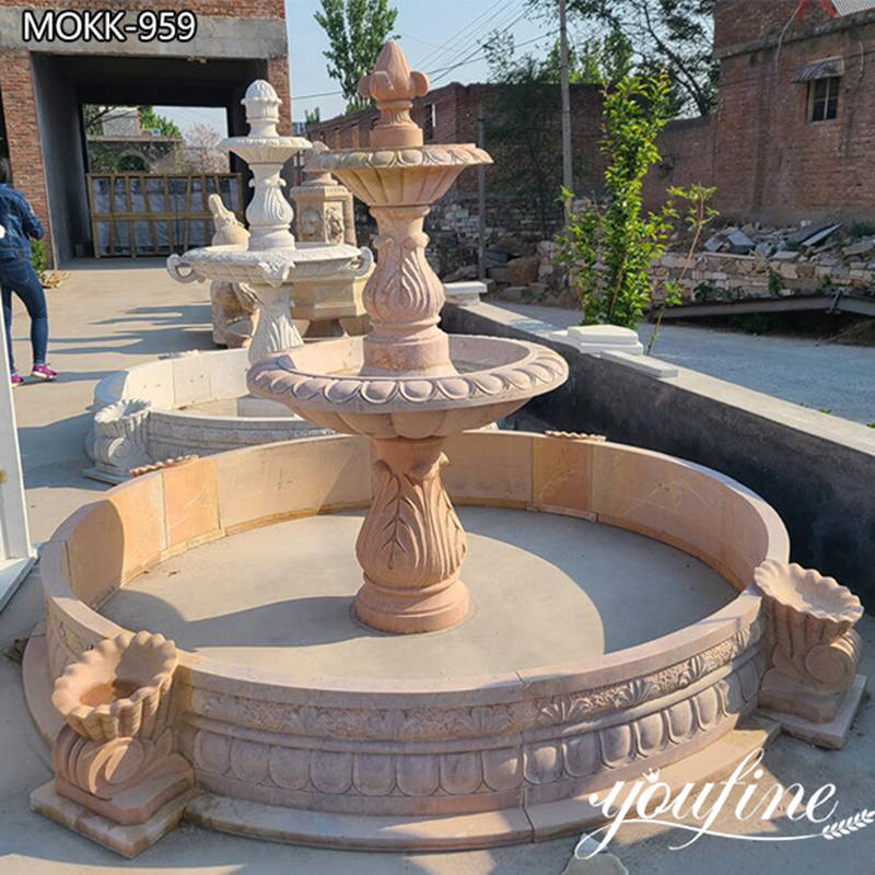 marble fountain outdoor -YouFine Sculpture