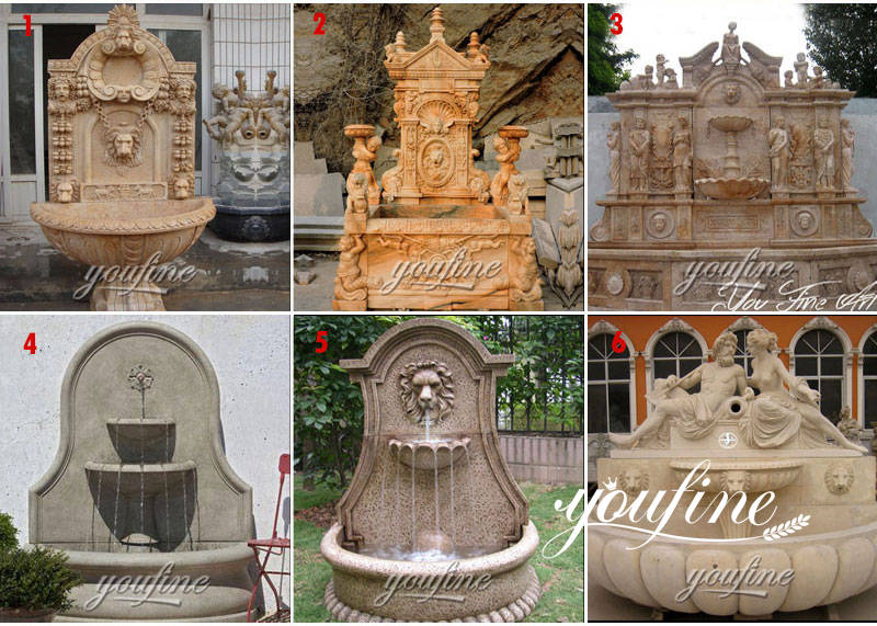 marble garden wall fountain -YouFine Sculpture