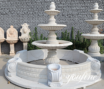 3 Tier Marble Water Fountain Outdoor Decor Wholesale MOKK-886