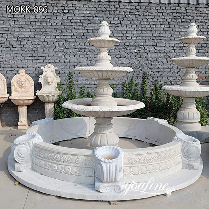 3 tier water fountain for sale -YouFine Sculpture