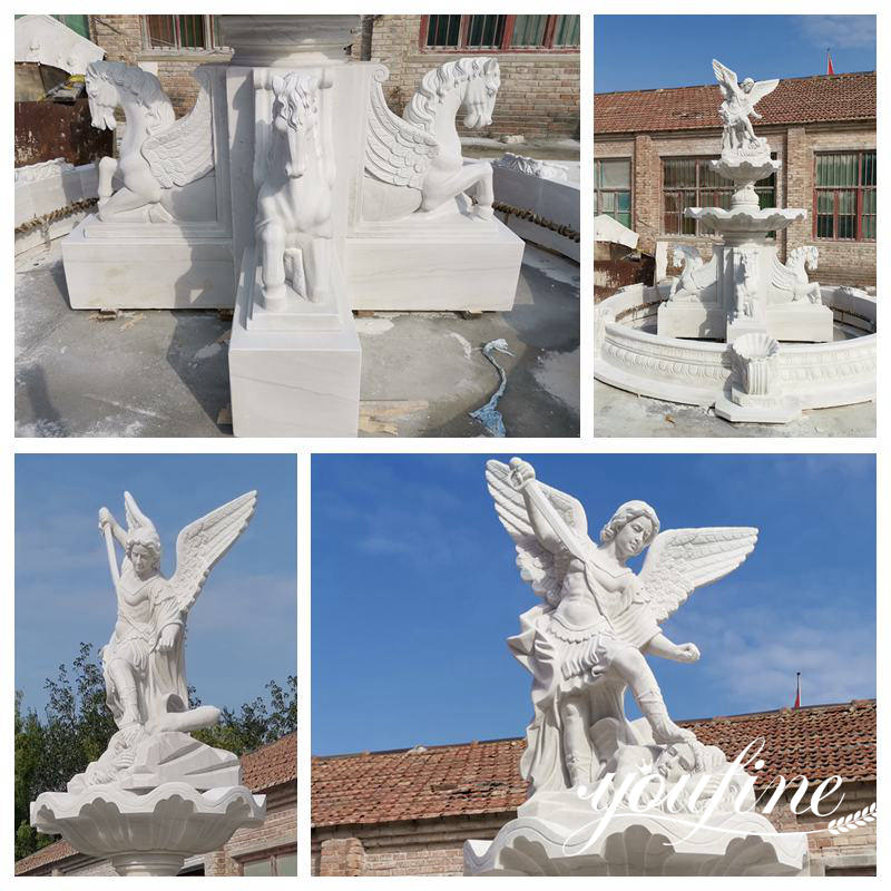 large marble fountain -YouFine Sculpture