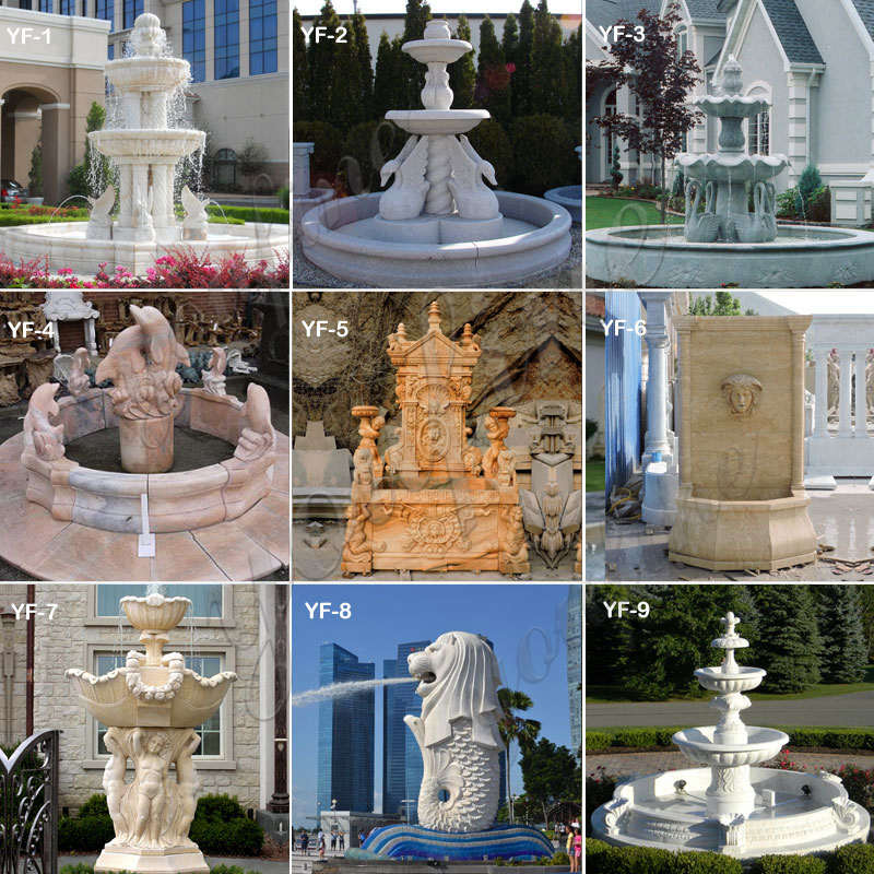 marble statue fountain -YouFine Sculpture