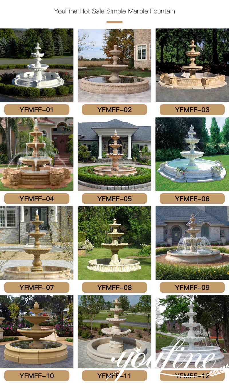 marble water fountain for sale -YouFine Sculpture