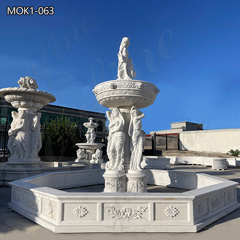 marble statue fountain -YouFine Sculpture