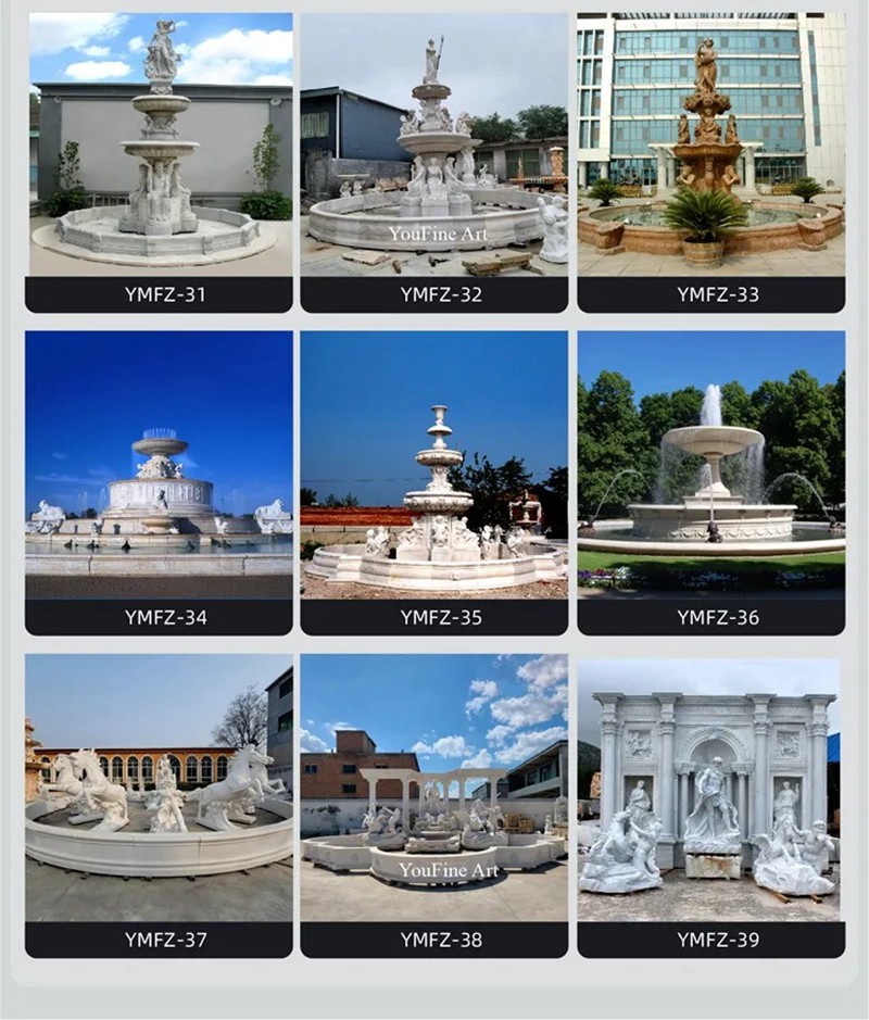 more marble fountain styles