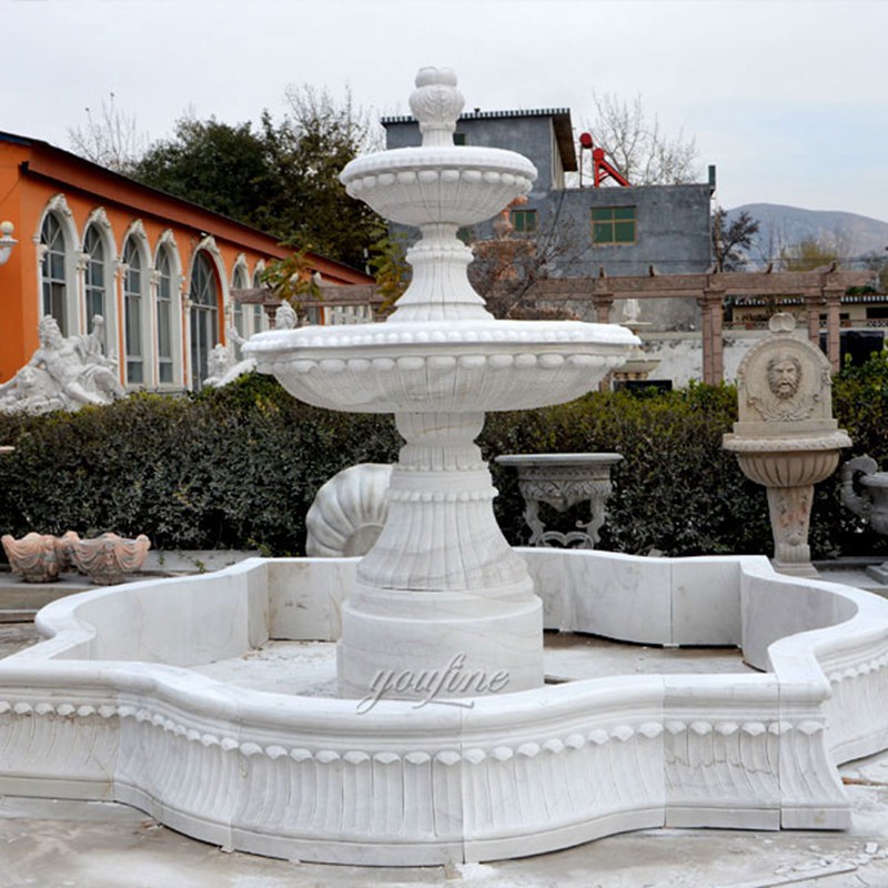 Applications of Marble Fountain with Basin