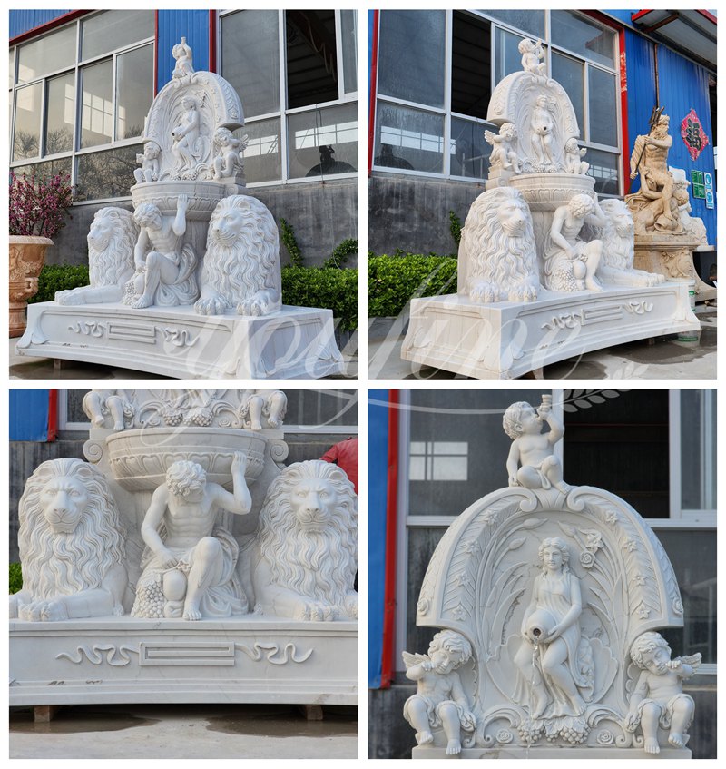 Marble Wall Fountain Details