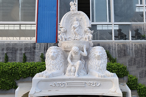 marble wall fountain